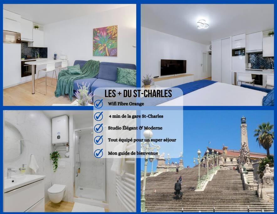 Le St-Charles#Wifi#Tgv Apartment Marseille Exterior photo
